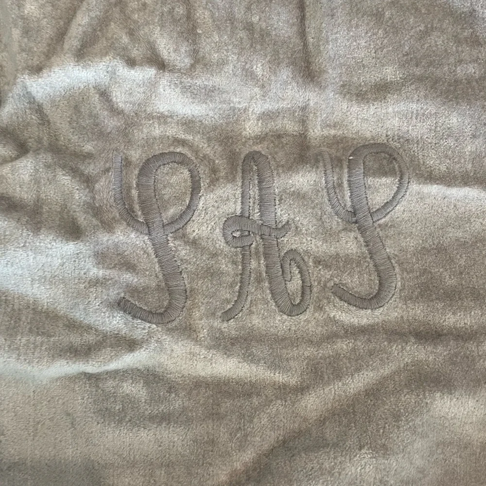 Restoration Hardware baby & child LUSTER VELVET STANDARD SHAM personalized SAS